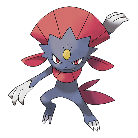 Weavile Official artwork
