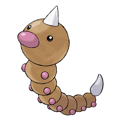 Weedle Official artwork