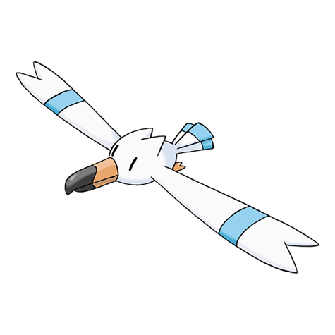 Official Wingull artwork - cute Wingull Pokémon card collector guide