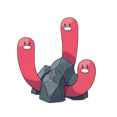 Official Wugtrio artwork - cute Wugtrio Pokémon card collector guide