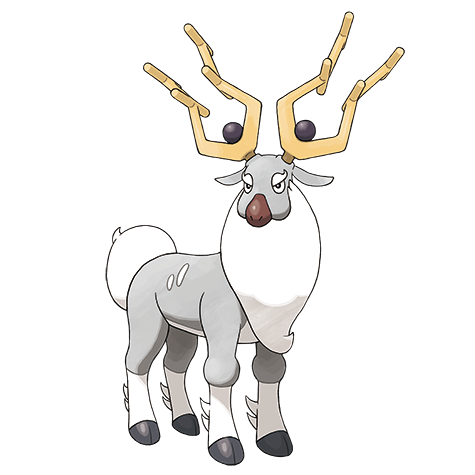 Official Wyrdeer artwork - cute Wyrdeer Pokémon card collector guide