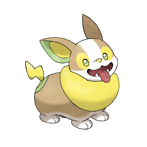 Official Yamper artwork - cute Yamper Pokémon card collector guide