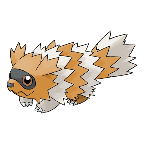 Zigzagoon Shiny palette