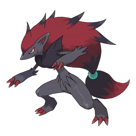 Official Zoroark artwork - cute Zoroark Pokémon card collector guide