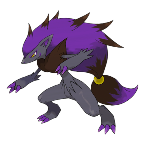 Zoroark Shiny palette