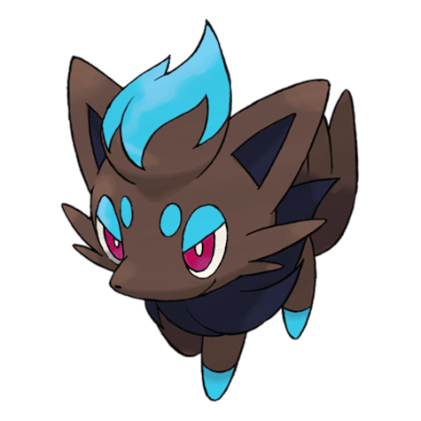 Zorua Shiny palette