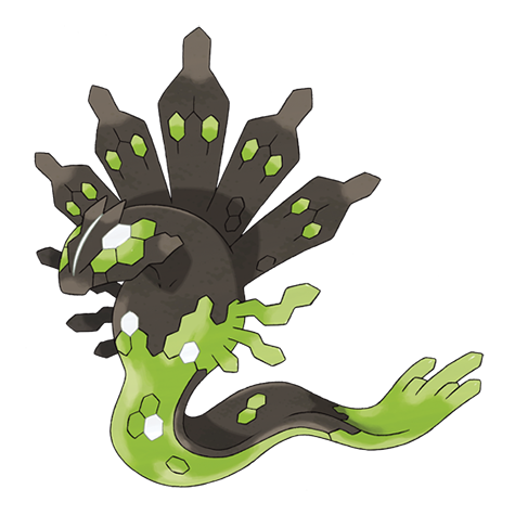 Official Zygarde artwork - cute Zygarde Pokémon card collector guide
